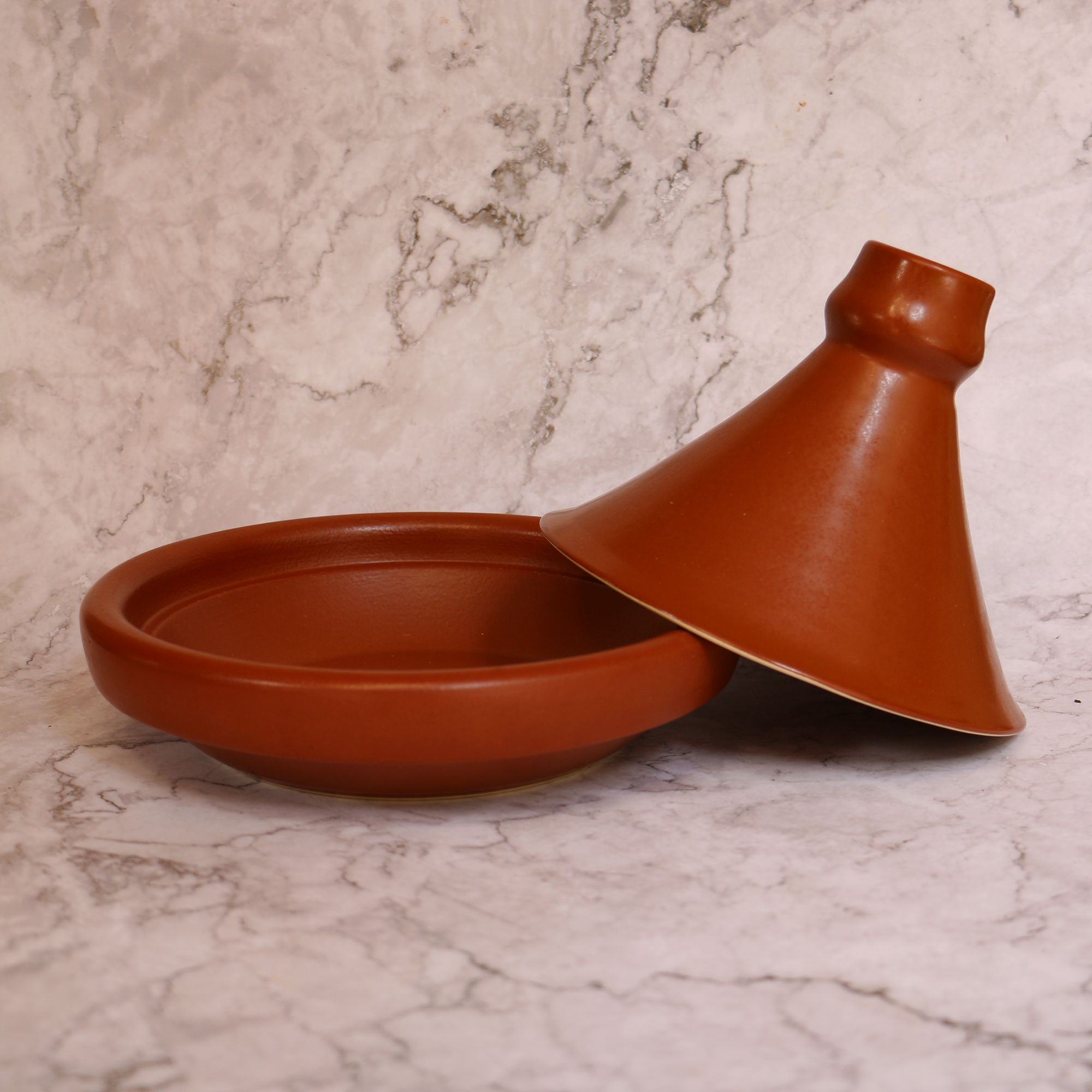 Ambi Handmade Clay Moroccon Tagine Pot Large 9 inch