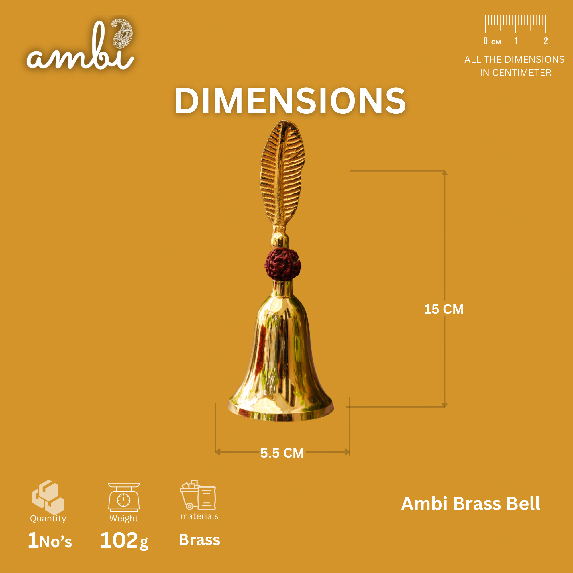 Ambi Pure Brass Bell