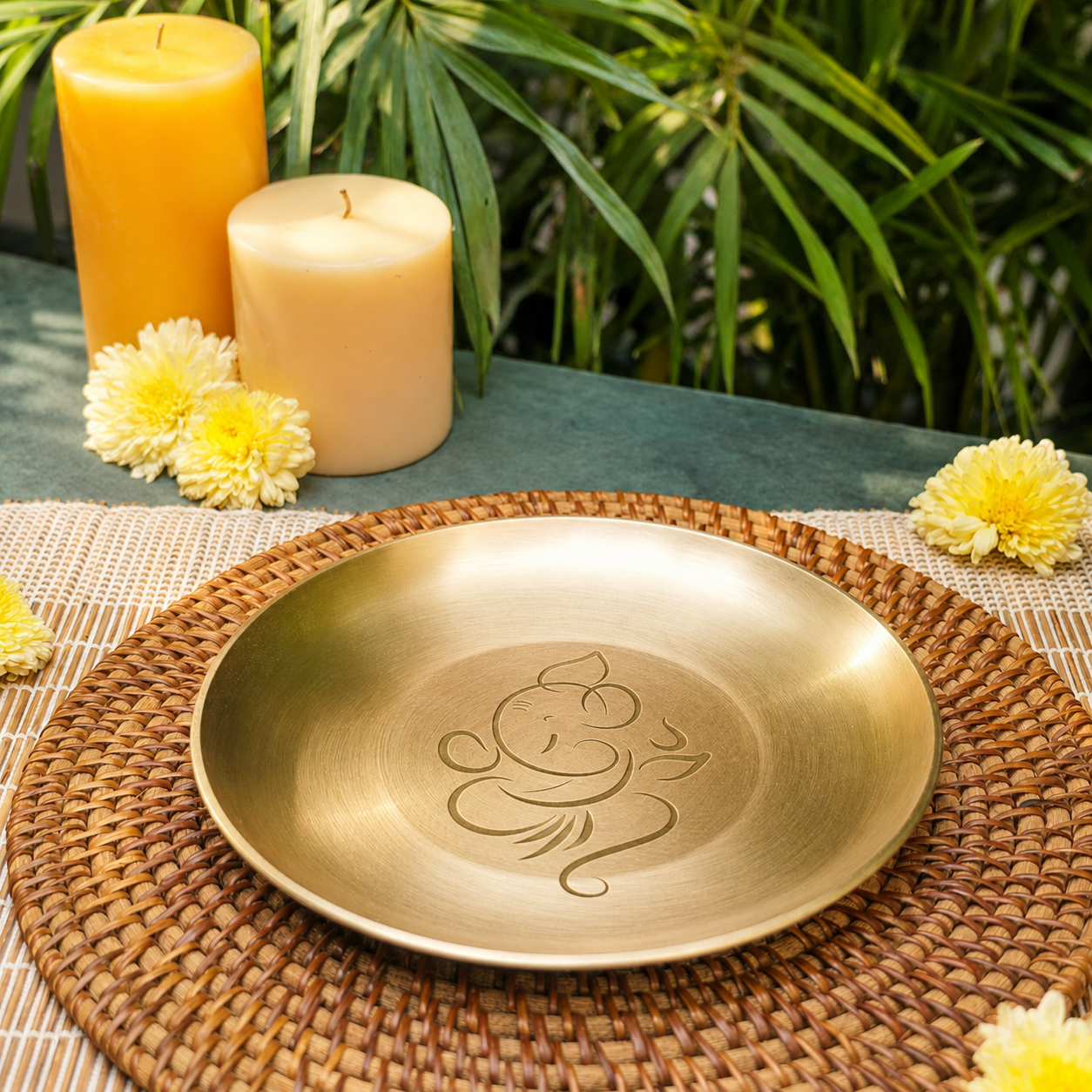 Custom Design Etching on 100% Pure Kansa — Personalised by Ambi Home