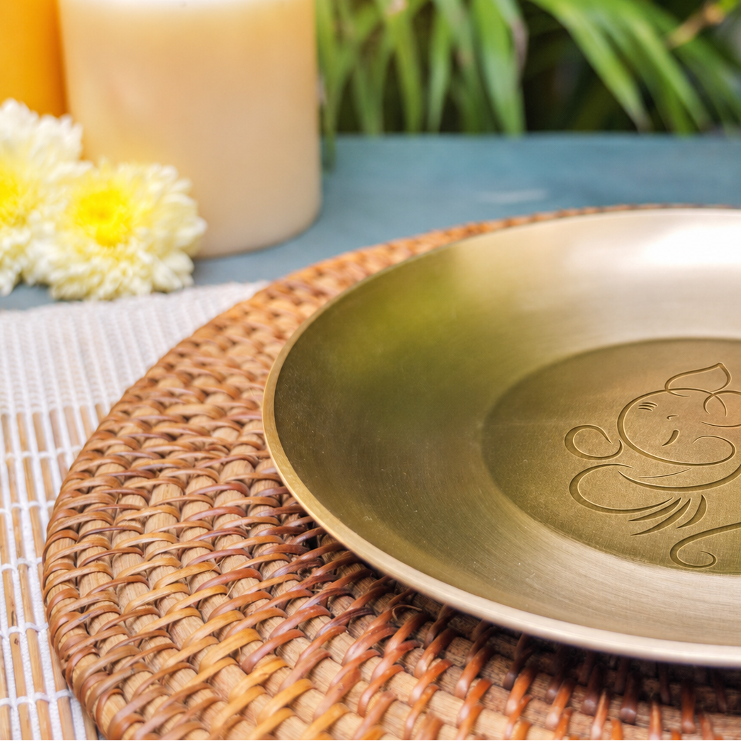 Custom Design Etching on 100% Pure Kansa — Personalised by Ambi Home