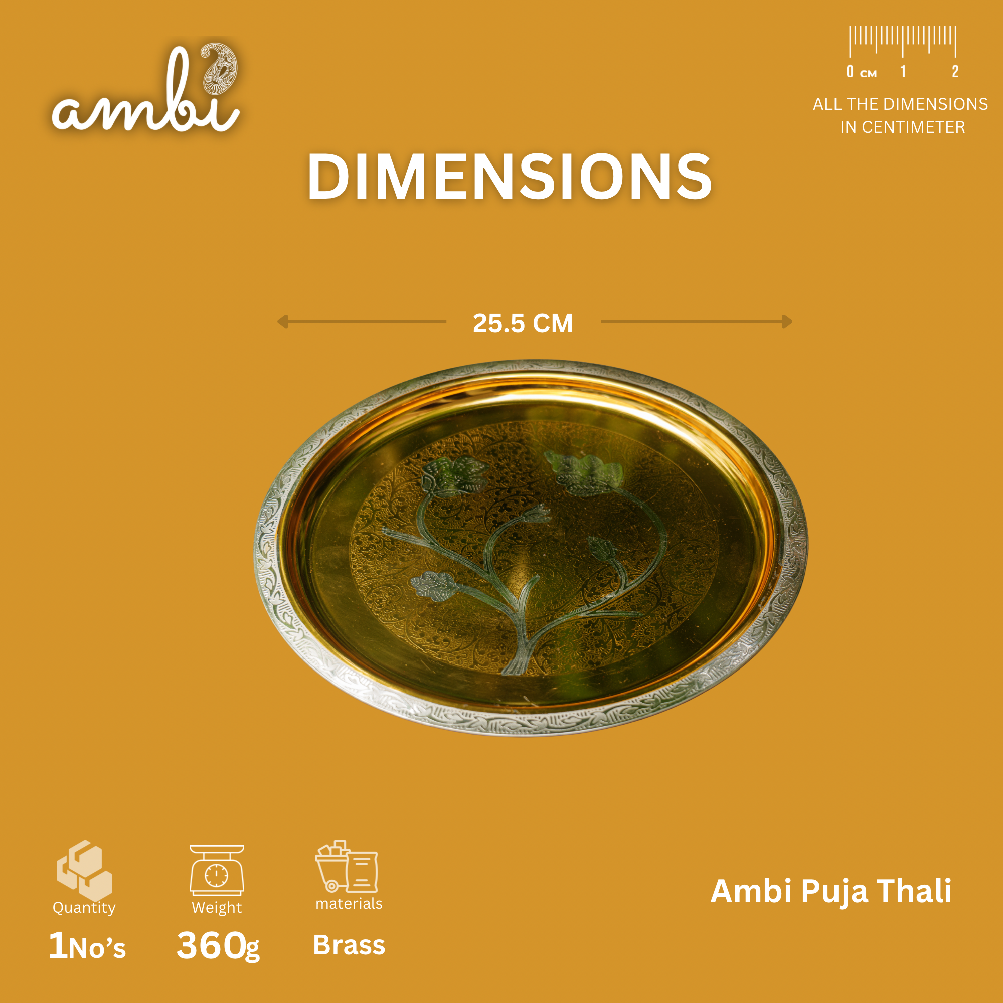 Ambi Pure Puja Thali Set